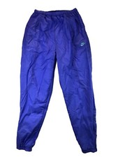 Nike VTG 90s Womens Medium Blue Lined Windbreaker Pants