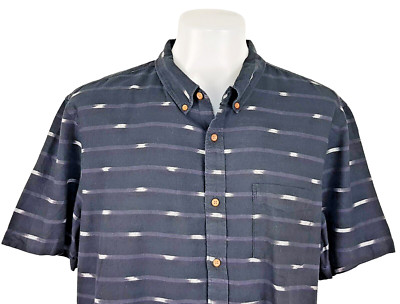 American Eagle Herren 100 % Baumwolle grau S/S ABENDHEMD - XL - Brustumfang 50 Zoll - UVP 59 £