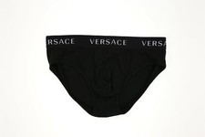 Versace 267398 Men Black Brief Underwear Size...