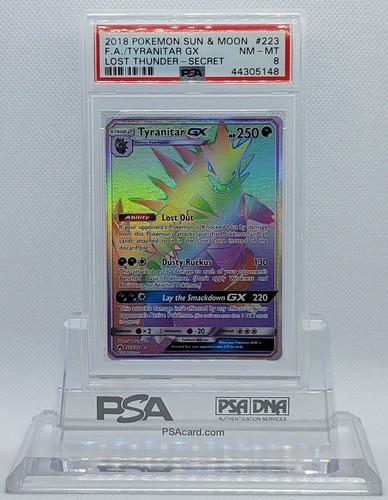 Tyranitar-GX graded PSA 8 for sale on eBay