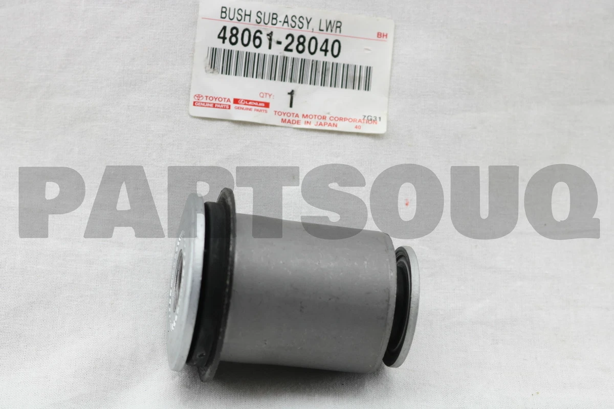 4806128040 Genuine Toyota BUSH, FRONT LOWER ARM, NO.1, RH/LH 48061 