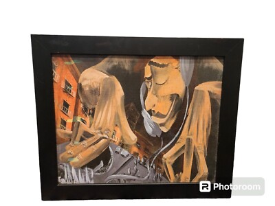 Movin' Vinyl By DAVID GARIBALDI  Amzing Print. 19.75''x 23.5'' Dj Music 