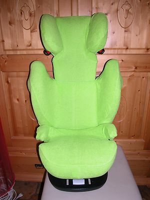 Sommerbezug Schonbezug Frottee f. Cybex Solution M, M-Fix, S-Fix, M SL NEU grün