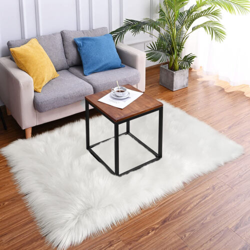 Latepis Faux Fur Sheepskin Area Rugs Soft Shaggy Carpet for Living Room Bedroom - Picture 17 of 219
