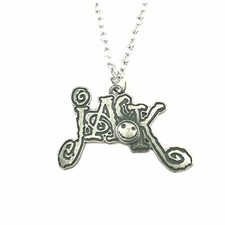 Nightmare Before Christmas Text Pendant Necklace Cosplay Costume Movie Film Gift