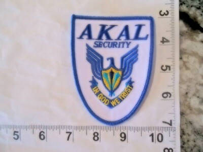 AKAL SECURITY  In God We Trust Eagle Patch      free shipping & handling