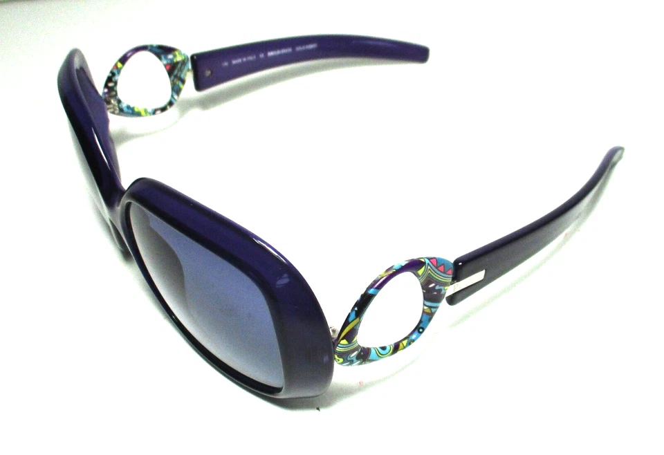 Gafas de sol para mujer Emilio Pucci montura púrpura inserción fría degradada EP619S Foto 3 de 4