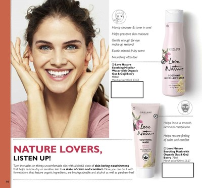 micellar cleansing water oriflame