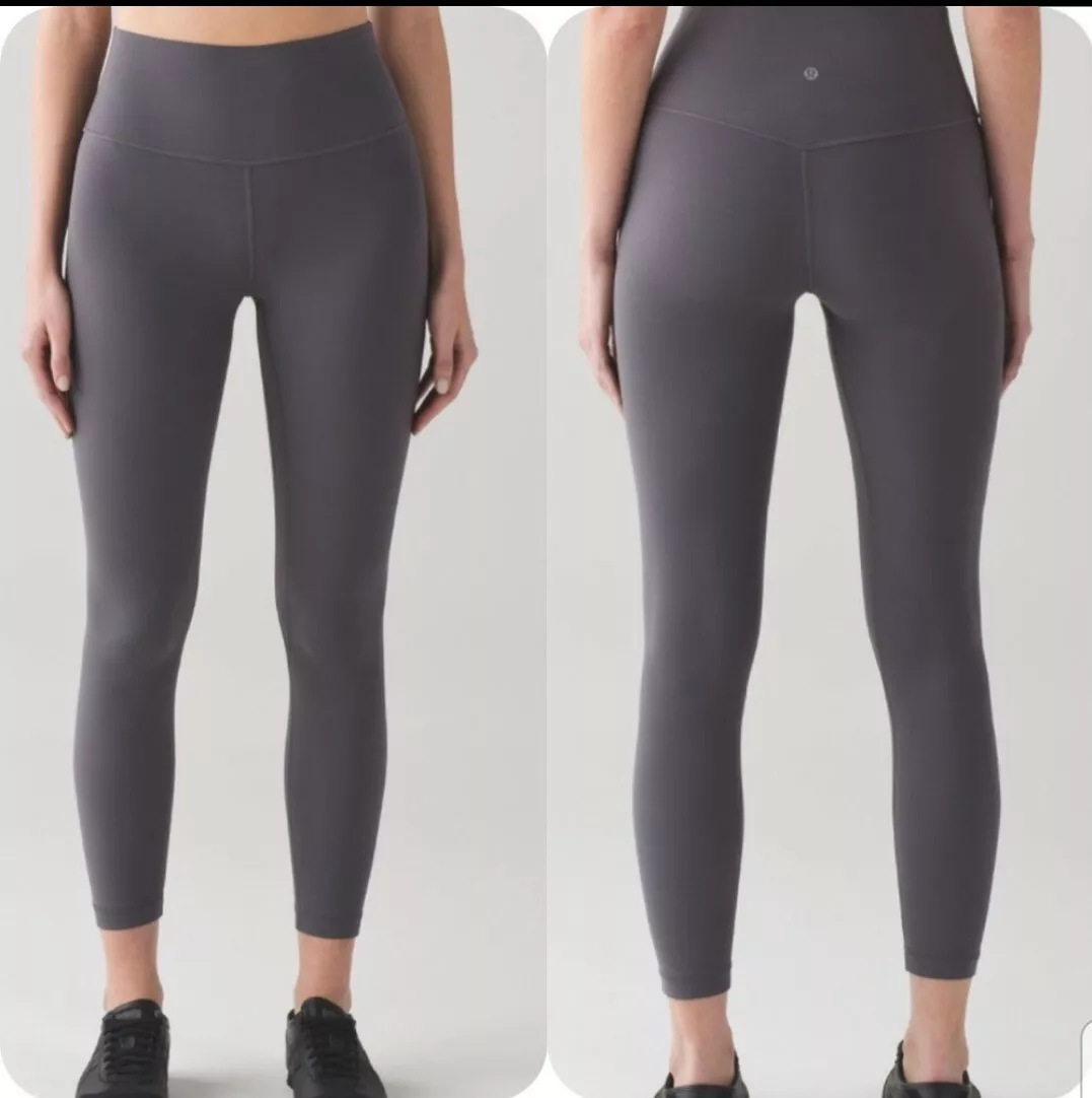 NEW LULULEMON ALIGN LEGGINGS 25 7/8 DARK CARBON GRAY (MULTIPLE SIZES)