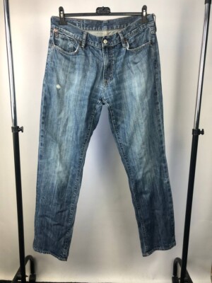 90s Ralph Lauren Denim Supply Blue Denim 33/32 Distressed Mens