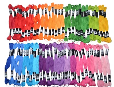 Loop & Threads Embroidery Floss 61 Skeins 8.75 yd 8 m  Assorted Colors