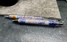 2 PC Bible Verse Ballpoint Christian Inspirational Quotes Pen Gift Set New B1298