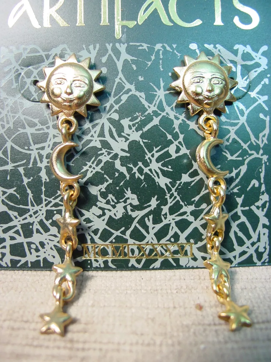 Half star hotsell earrings