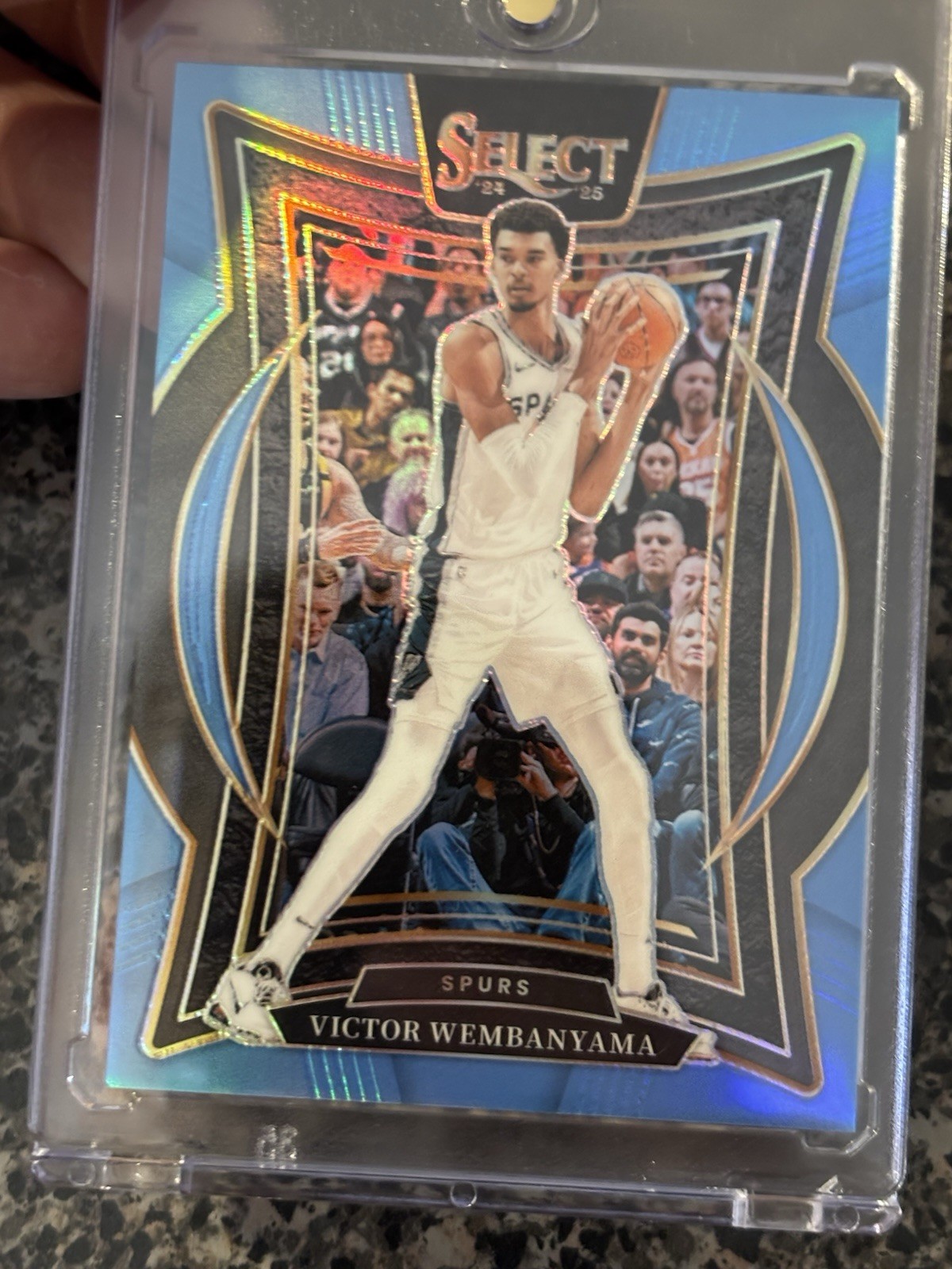 2024-25 Panini Select - Concourse Victor Wembanyama Light Blue Prizm /299