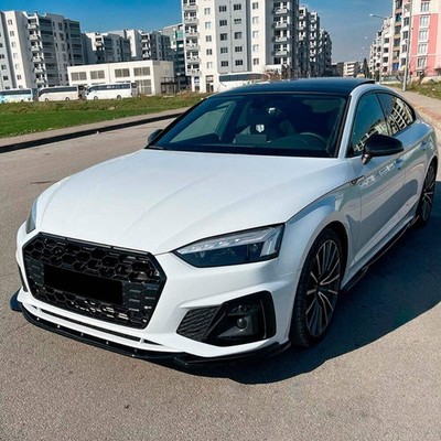 Oneway Frontspoiler passend für Audi A5 S-Line/S5 F5 Facelift 2019- - Schwarz gl