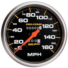 Auto Meter 160 Mph Mech Speedo 5in Auto Meter 160 Mph Mech Speedo 5in