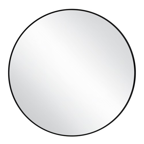 Design House Kenna Round Wall Accent Mirror – 24-Inch, Modern Metal Framed - Picture 2 of 12
