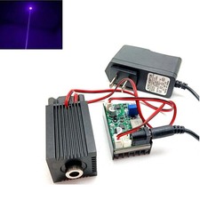 TTL 405nm 50mW fokussierbares violett/blaues Laserdiodenmodul 12V-Adapter