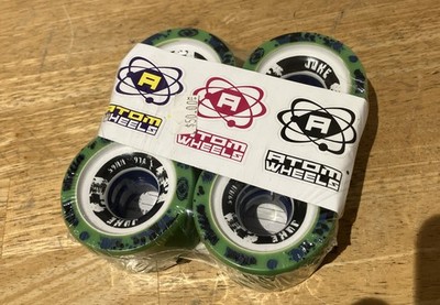 ATOM WHEELS JUKE 91A ? Street / Skateboard Rollen *unbenutzt im Paket* grün Nylon