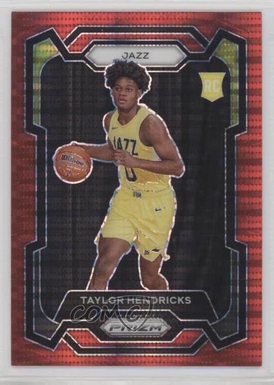 2023-24 Panini Prizm Red Seismic 271/299 Taylor Hendricks #161 Rookie RC 8az