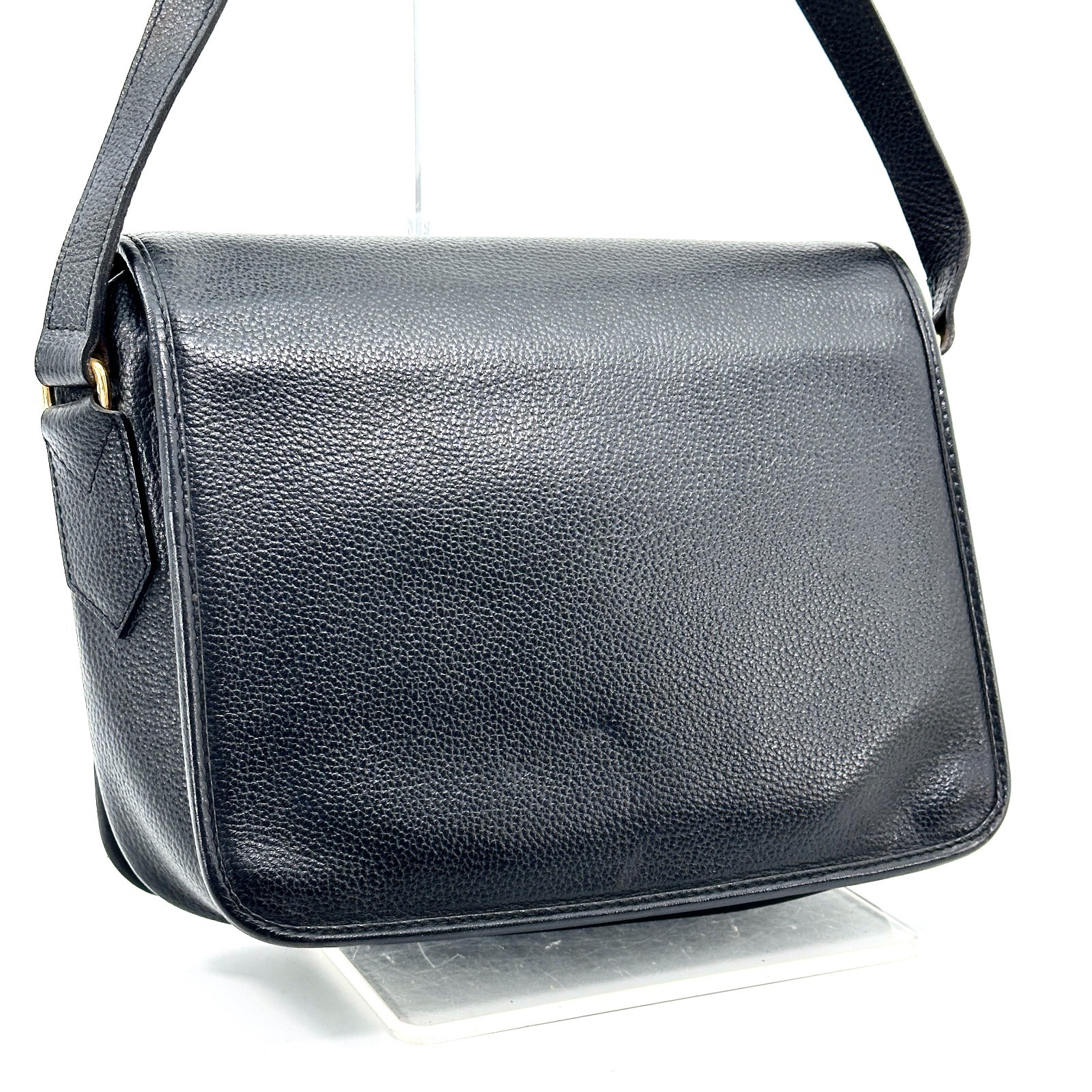 Borsa a tracolla Yves Saint Laurent pelle vintage YSL nera autentica #876