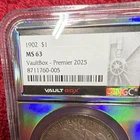 Morgan Silver Dollar 1902 $1 NGC MS63 Philadelphia Uncirculated 0.9 Silver