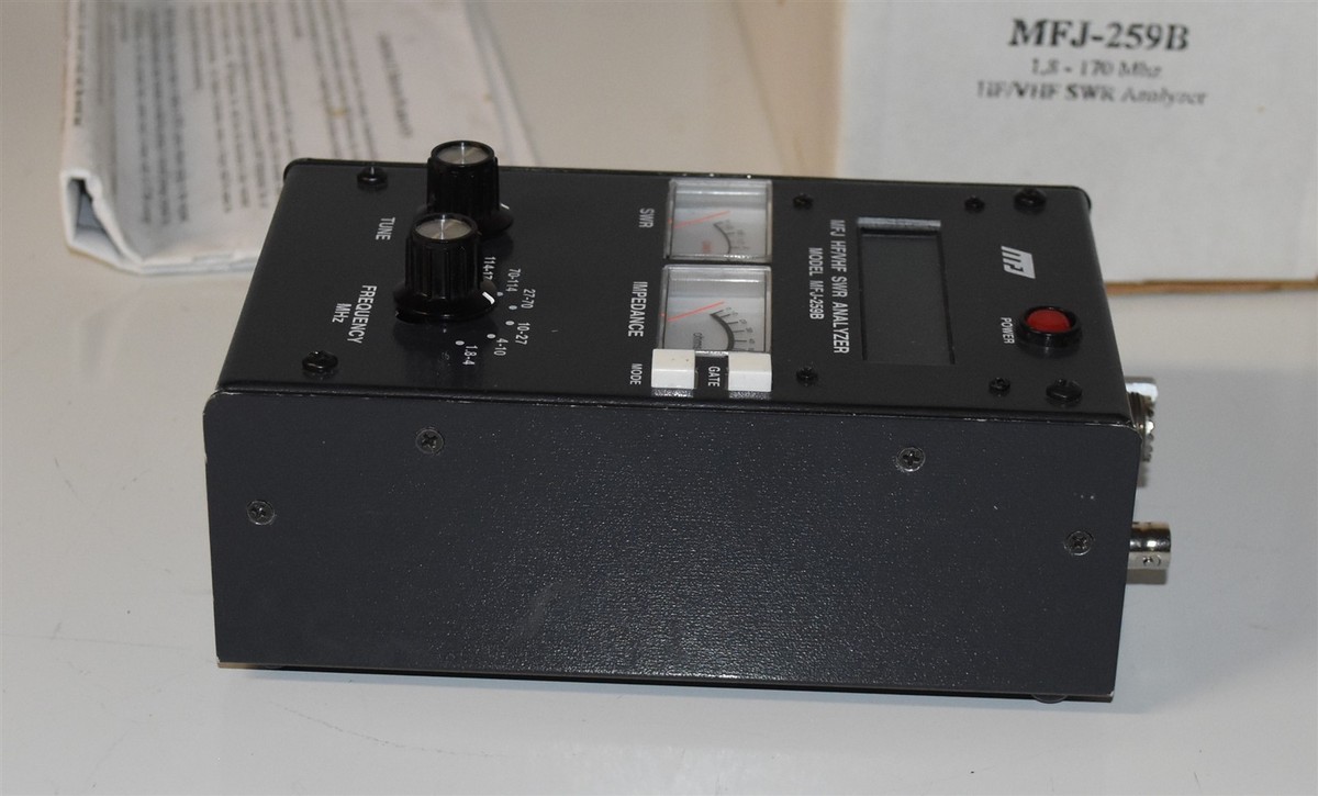 MFJ-259B HF/VHF ANTENNA ANALYZER FREQUENCY COUNTER! | eBay