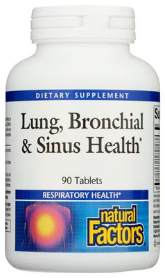 Worldwide 2 X Natural Factors Lung Bronchial & Sinus Health -- 90 Tablets