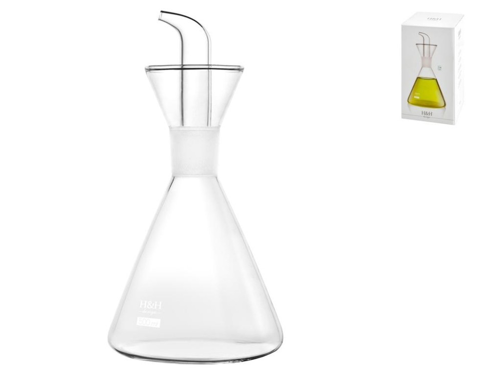 Borosilicate Glass Flask, 500 Ml H&H