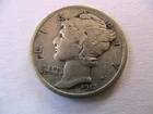 1917 MERCURY DIME