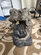 Produktbild - Zimmerbrunnen mit LED - Baumstamm-Optik
