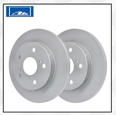 2x Ate 24.0109-0155.1 Brake Disc for Toyota 24.0109-0155.1 Rear Brake Disc