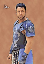 Maximus "Gladiator" Pop Art Print - 13x19 Poster