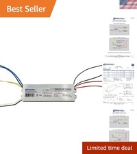 Compact 120V Electronic Ballast for T8/T12 with Rapid Start and Safety Features