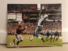 CALVIN JOHNSON SIGNED AUTOGRAPHED 8"X10" PHOTO DETROIT LIONS with COA NEW
