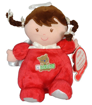 Plush Figure Child of Mine From The Makers of Carter's 6'' Red Suit Pigtails