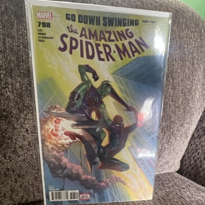 Marvel Comics The Amazing Spider-Man #798 Go Down Swinging Boarded Comic Book.