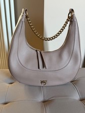 Pinko Brioche Hobo Classic in Pelle Beige – con scatola