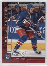 2001-02 ITG Be A Player Memorabilia Ruby 200/200 Tom Poti #494 3y5
