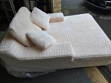 Boneless Couch Modern Cord Floor Sofa with Sleep Function