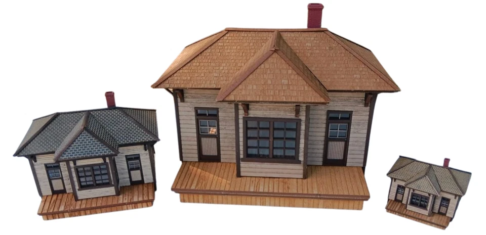 SMALL COUNTRY DEPOT 1:48th O Scale KIT - Image 3 of 4