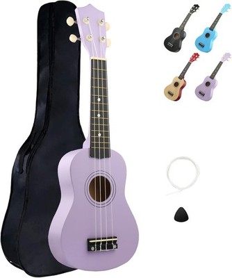 LXS Soprano Ukulele Ukulele for Beginners - 21'' Small Guitar Ukulele with Gig...