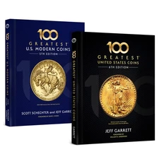 100 Greatest U.S. Coins 2-Book Set – Classic & Modern Editions by Whitman