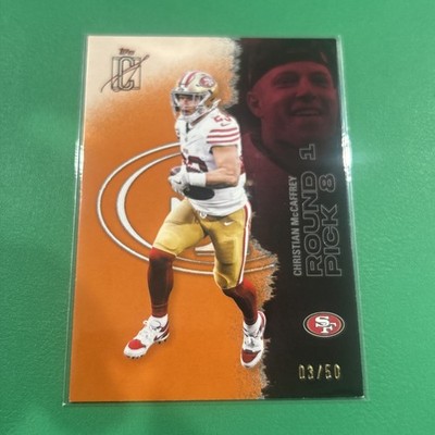 Topps 2025 Signature Class Christian McCaffrey 49ers #49 03/50 SP