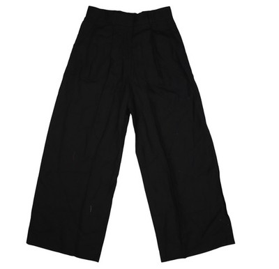 パンツ COS WIDE LEG TAILORED TROUSERS BLACK 38 COS Pants Womens EUR 38 Black Wide Leg Pleated Cropped Dress