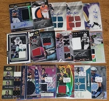 MYSTERY FOOTBALL HOT PACKS - AUTO, JERSEY, PATCH, SERIAL #d, RC, PRIZMS, SP