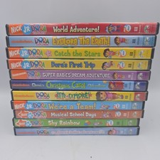 Lot of 11 Dora The Explorer Go Diego Go DVD Set Movie Nickelodeon Nick Jr Kids