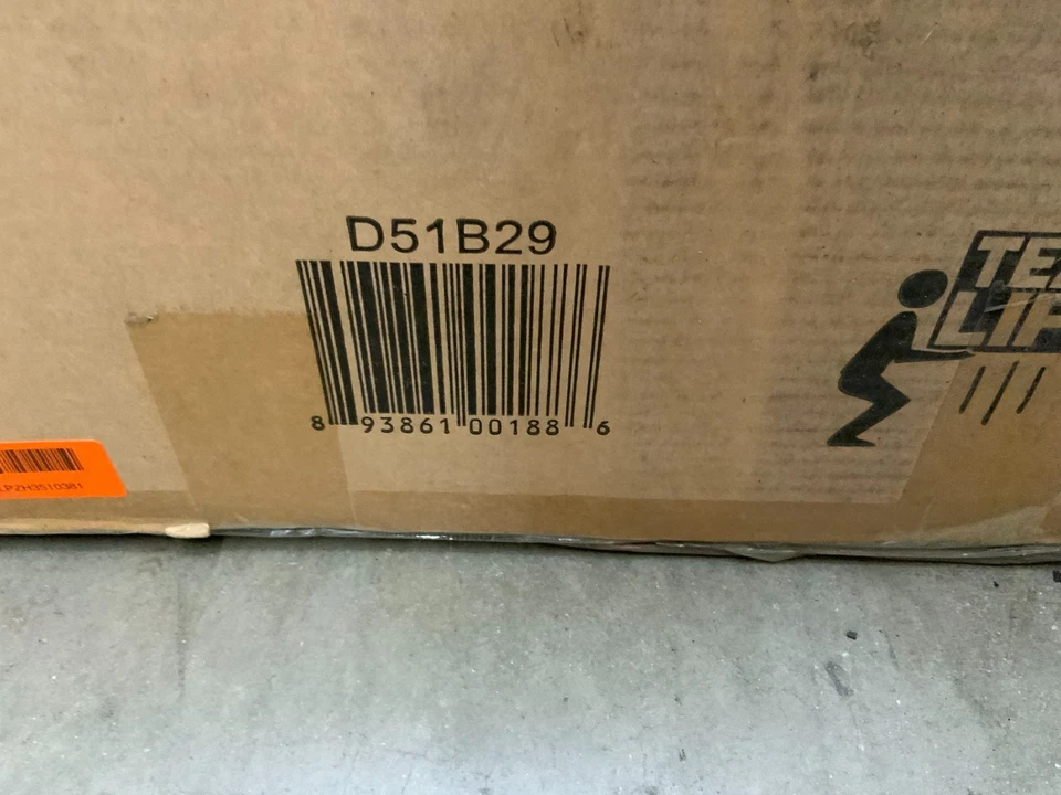 Walker Edison - Escritorio de computadora de esquina de vidrio moderno en forma de L de 52" (recogida local) Foto 4 de 4