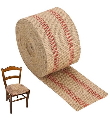 Craft Jute Ribbon Webbing Tape 3.5'' x 2 Yd Heavy Duty Chair Repair Upholstery 