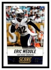 2014 Score Eric Weddle #184 San Diego Chargers